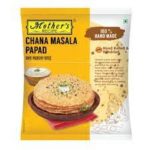 Chana Masala Papad papadums chana masala